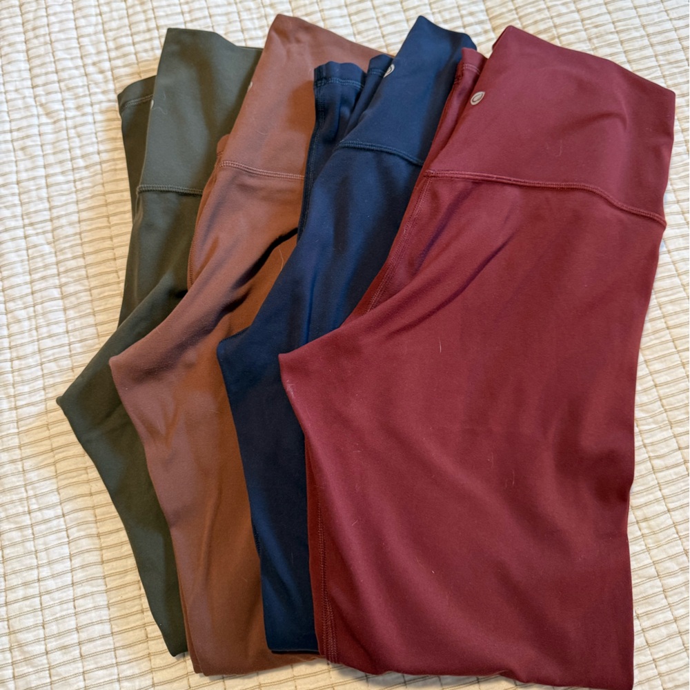 CRZ YOGA legging set - Burgundy, Navy, Olive, Brown